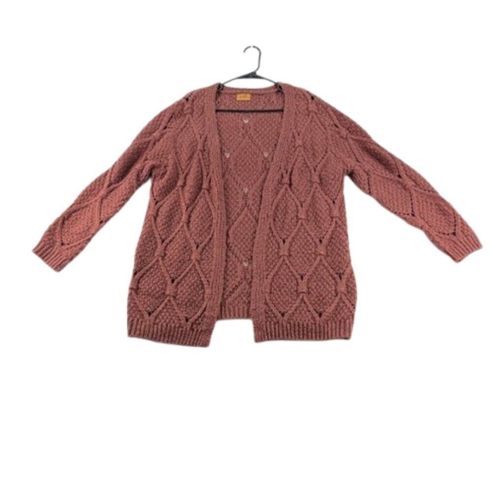 POL Cable Knit Sweater Rose – Women’s M